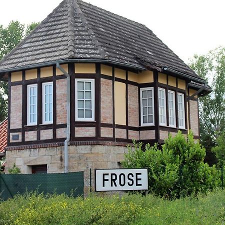 "Altes Stellwerk Frose" Am Froser See Bagian luar foto