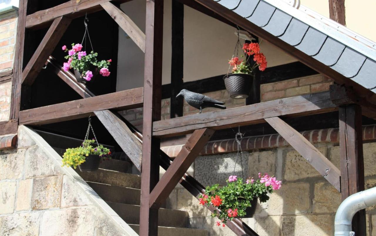 "Altes Stellwerk Frose" Am Froser See Bagian luar foto