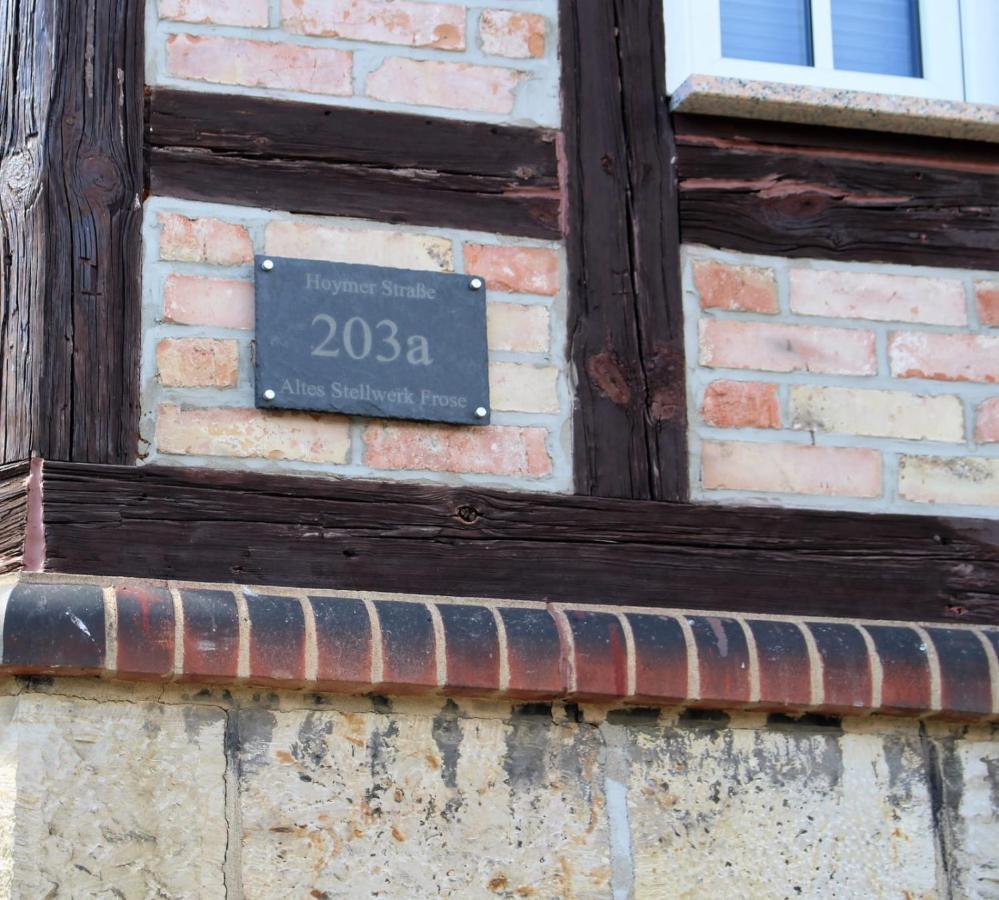 "Altes Stellwerk Frose" Am Froser See Bagian luar foto