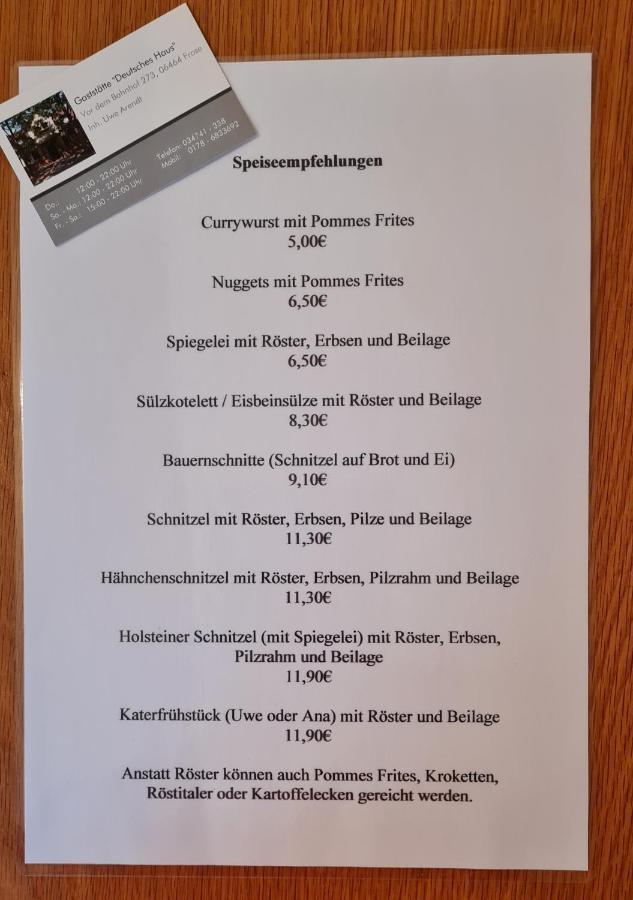 "Altes Stellwerk Frose" Am Froser See Bagian luar foto